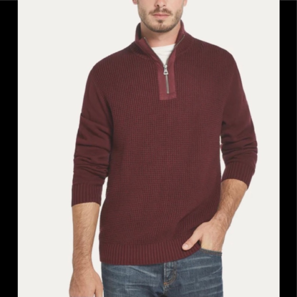 Maroon Knit Sweater